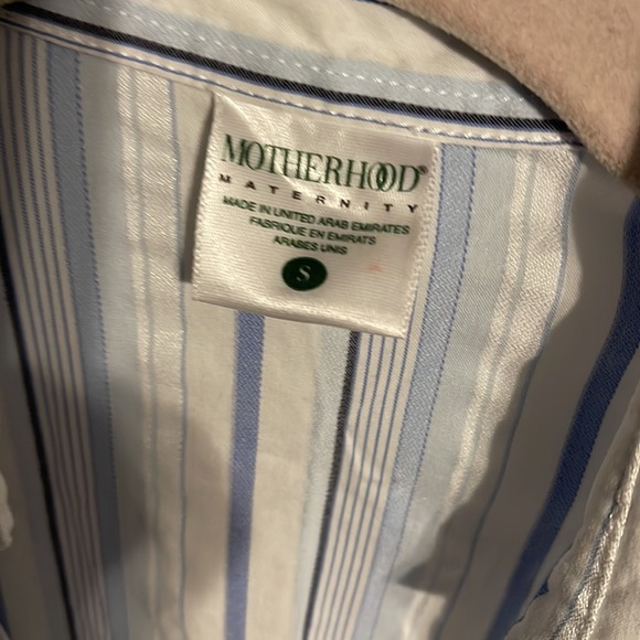 Motherhood Maternity V neck long sleeve shirt size Small - Picture 3 of 8